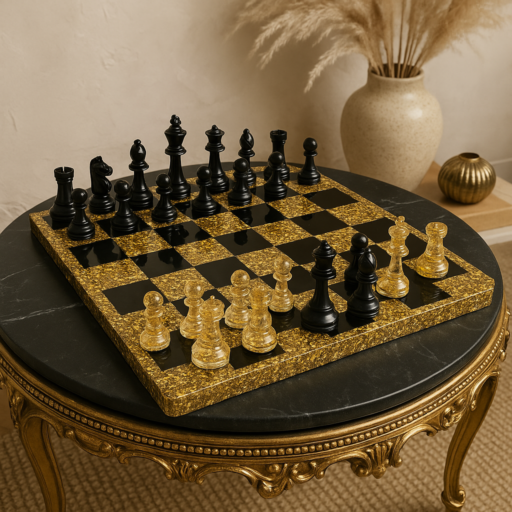 Échiquier Résine Epoxy